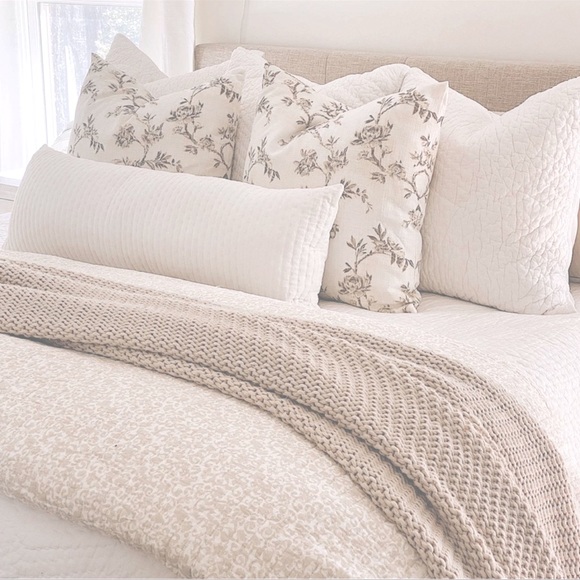 Casaluna Bedding Casaluna Chunky Knit Bed Blanketfullqueen Neutral